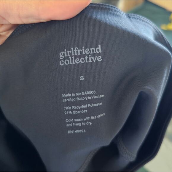 NWT Girlfriend Collective Black High Rise Legging - Picture 7 of 7